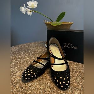 Polka Dot J. Crew Shoes, size 8